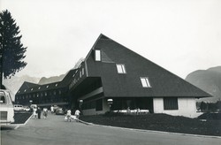 Kanin Hotel in Bovec, view of the northern façade. Source: Janez Kališnik, MAO Collection